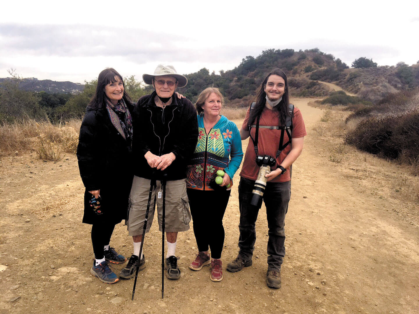 At 91, Professor Charles Quigley  Celebrates with a Hike