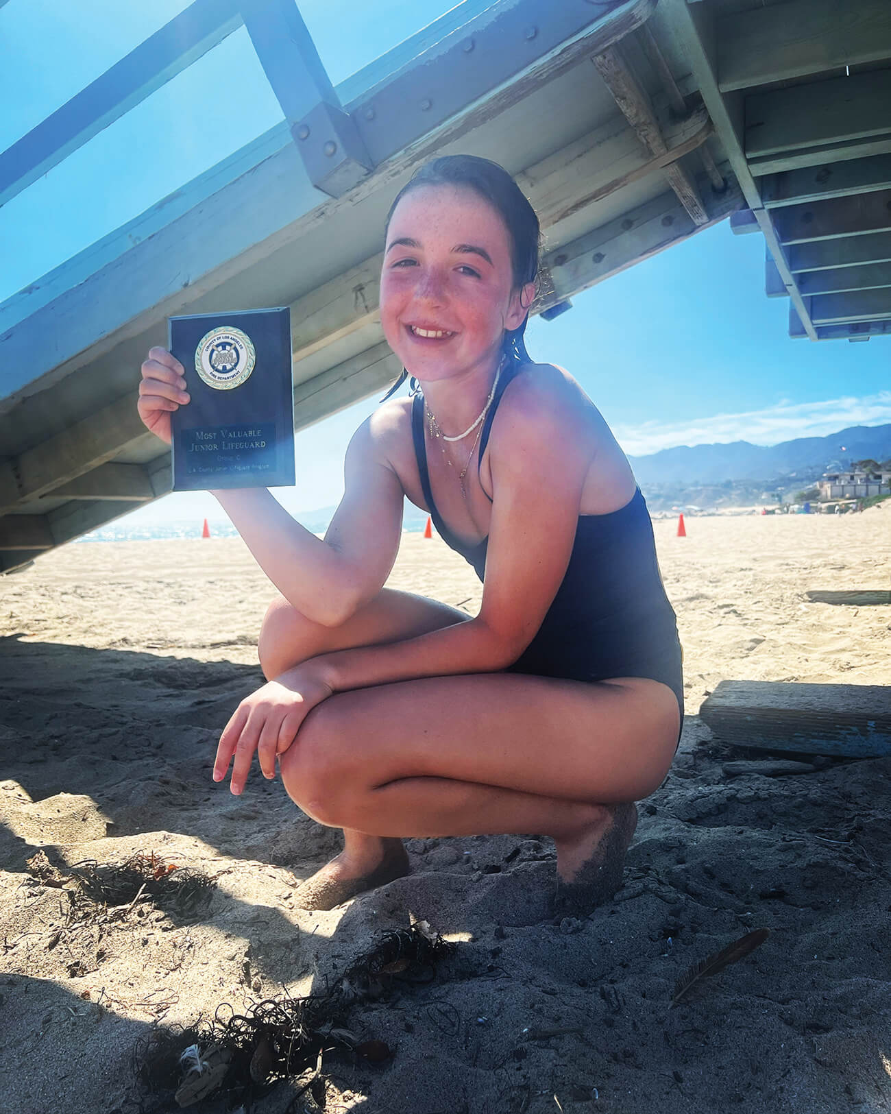 Aurora Behrman, ‘Most Valuable Junior Lifeguard’