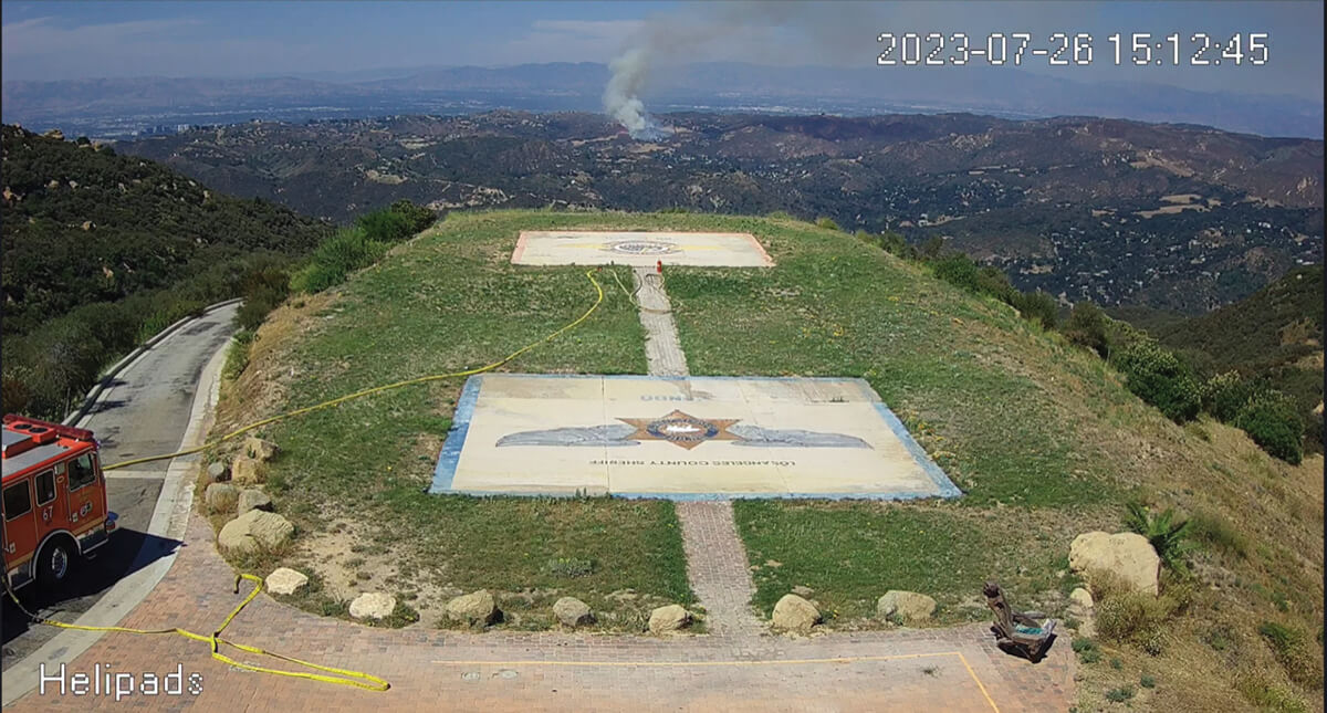 Brush Fire Burns 12 Acres in Topanga