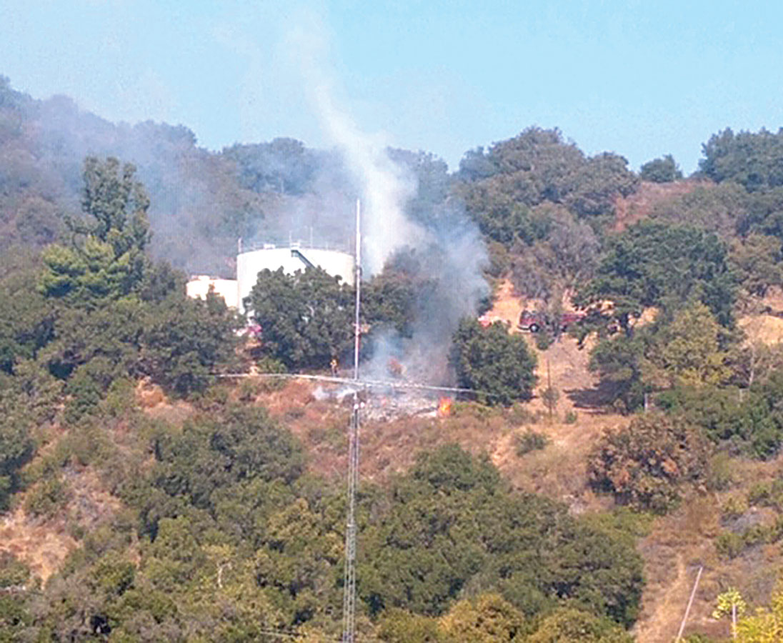 Brushfire at Topanga School Road Extinguished Quickly