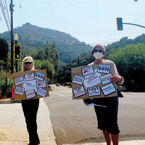 National Day of Protest and Civil Outrage at Topanga Post Office