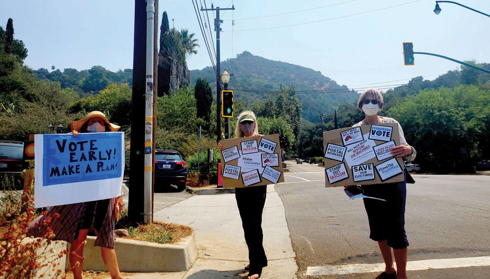 National Day of Protest and Civil Outrage at Topanga Post Office