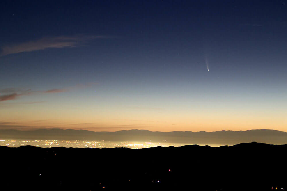 Neowise Comet at Dawn