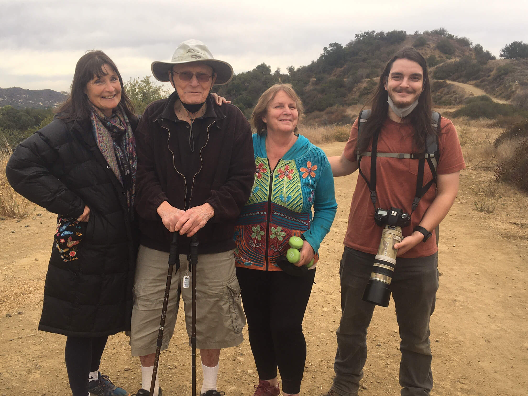 At 91, Professor Charles Quigley Celebrates with a Hike