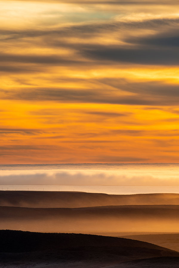 -The view from Mount Vision in Point Reyes near Inverness, California-